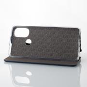 чехол-книга 360 для Motorola E40 STANDARD темно-синий