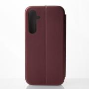 чехол-книга 360 для Samsung A55 STANDARD бордовый