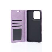 чехол-книга DC ELEGANT для Motorola G56 сиреневый