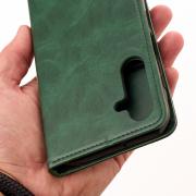 чехол-книга DC ELEGANT для Samsung A15 темно-зеленый