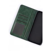 чехол-книга DC ELEGANT для Samsung M34 темно-зеленый