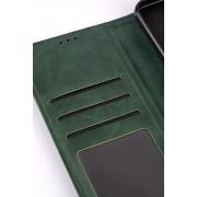 чехол-книга DC ELEGANT для Samsung M34 темно-зеленый