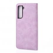 чехол-книга DC ELEGANT для Samsung S21 FE сиреневый