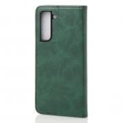 чехол-книга DC ELEGANT для Samsung S21 FE темно-зеленый