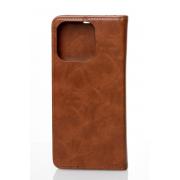 чехол-книга DC ELEGANT для Xiaomi Redmi 12C коричневый