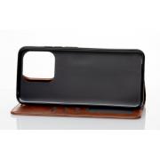 чехол-книга DC ELEGANT для Xiaomi Redmi 12C коричневый