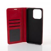 чехол-книга DC ELEGANT для Xiaomi Redmi 12C красный