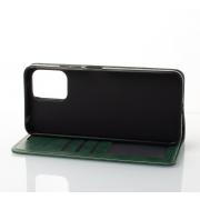 чехол-книга DC ELEGANT для Xiaomi Redmi 12C темно-зеленый