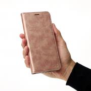 Чехол-книга DC ELEGANT для Xiaomi Redmi 14C (бронзовый, магнитная застежка, карман для карт)