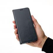 Чехол-книга DC ELEGANT для Xiaomi Redmi 14C (темно-синий, магнитная застежка, карман для карт)