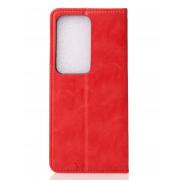 чехол-книга DC ELEGANT для Xiaomi Redmi 15 (171 mm) красный