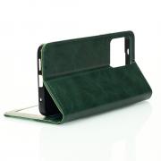 чехол-книга DC ELEGANT для Xiaomi Redmi Note 12 4G темно-зеленый