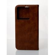 чехол-книга DC ELEGANT для Xiaomi Redmi Note 13 Pro 5G коричневый