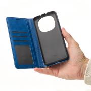 чехол-книга DC ELEGANT для Xiaomi Redmi Note 14 Pro Plus 5G синий