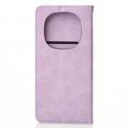 чехол-книга DC ELEGANT для Xiaomi Redmi Note 14 Pro Plus 5G сиреневый