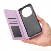 чехол-книга DC ELEGANT для Xiaomi Redmi Note 14 Pro Plus 5G сиреневый