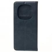 чехол-книга DC ELEGANT для Xiaomi Redmi Note 14 Pro Plus 5G темно-синий