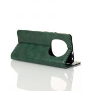чехол-книга DC ELEGANT для Xiaomi Redmi Note 14 Pro 4G Global темно-зеленый