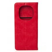 чехол-книга DC ELEGANT для Xiaomi Redmi Note 14 Pro 4G Global красный