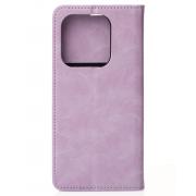 чехол-книга DC ELEGANT для Xiaomi Redmi Note 14 4G (163 mm) сиреневый