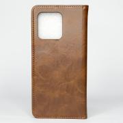 чехол-книга DC ELEGANT для Motorola G86 коричневый