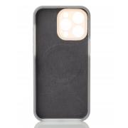Чехол Liquid Silicone Full с поддержкой MagSafe для iPhone 13 Pro stone gray