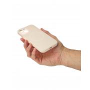Чехол Liquid Silicone Full с поддержкой MagSafe для iPhone 15 cream