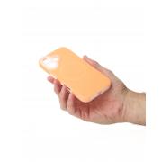 Чехол Liquid Silicone Full с поддержкой MagSafe для iPhone 16 orange