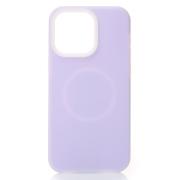 Чехол Liquid Silicone Full с поддержкой MagSafe для iPhone 15 Pro violet