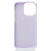 Чехол Liquid Silicone Full с поддержкой MagSafe для iPhone 15 Pro violet