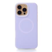 Чехол Liquid Silicone Full с поддержкой MagSafe для iPhone 16 Pro violet