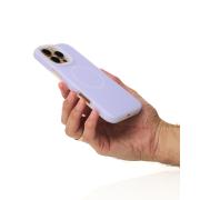 Чехол Liquid Silicone Full с поддержкой MagSafe для iPhone 16 Pro violet