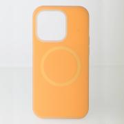 Чехол Liquid Silicone Full с поддержкой MagSafe для iPhone 13 Pro Max orange