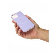 Чехол Liquid Silicone Full с поддержкой MagSafe для iPhone 13 violet