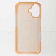 Чехол Liquid Silicone Full с поддержкой MagSafe для iPhone 16 orange