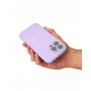 Чехол Liquid Silicone Full с поддержкой MagSafe для iPhone 13 Pro violet