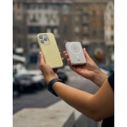 Чехол Liquid Silicone Full с поддержкой MagSafe для iPhone 13 Pro sunglow