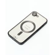Силиконовый чехол MagSafe SHINING MATTE для iPhone 16E black