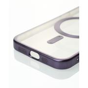 Силиконовый чехол MagSafe SHINING MATTE для iPhone 16E deep purple