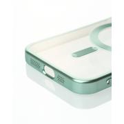 Силиконовый чехол MagSafe SHINING MATTE для iPhone 16E mint