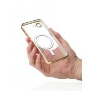 Силиконовый чехол MagSafe SHINING MATTE для iPhone 16E gold