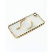 Силиконовый чехол MagSafe SHINING MATTE для iPhone 16E gold