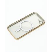 Силиконовый чехол MagSafe SHINING MATTE для iPhone 16E gold