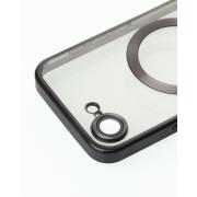 Силиконовый чехол MagSafe SHINING MATTE для iPhone 16E black