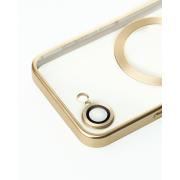 Силиконовый чехол MagSafe SHINING MATTE для iPhone 16E gold