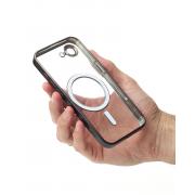 Силиконовый чехол MagSafe SHINING MATTE для iPhone 16E black