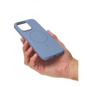 Чехол MagSafe Silicone Beats Case для iPhone 15 storm blue