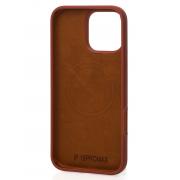 Силиконовый чехол Slim Ring Soft с поддержкой MagSafe для iPhone 16 Pro brown
