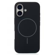 Чохол Beats Silicone Case with MagSafe для iPhone 16 (black, мікрофібра)