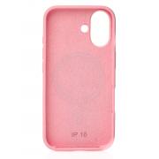 Чехол MagSafe Silicone Beats Case для iPhone 16 pink